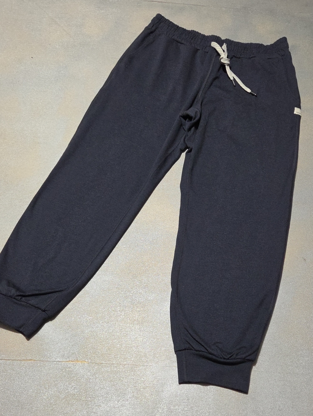 Vuori Navy /grey Jogger Pants with Contrast Drawstring